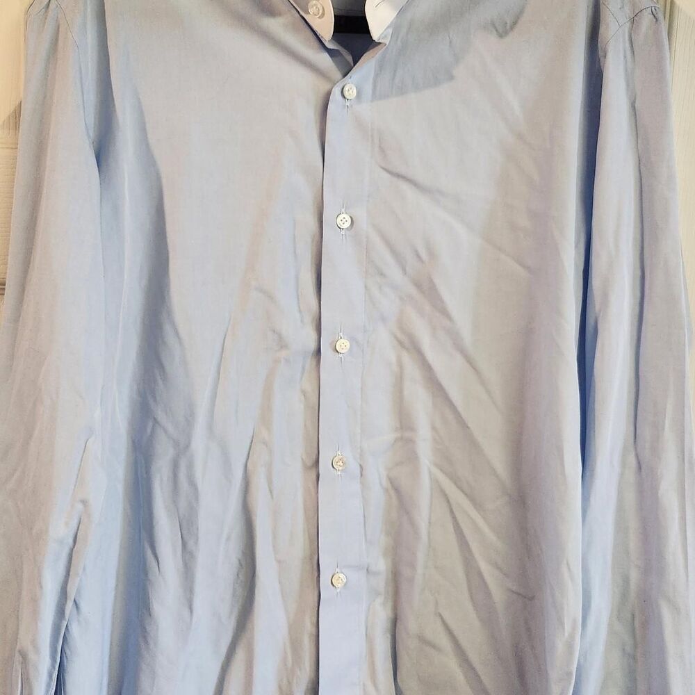 Cordone Men's Blue and Grey Top
